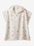 Hearts Bath Poncho with Recycled Cotton for Children printed white - vertbaudet enfant 