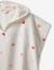 Hearts Bath Poncho with Recycled Cotton for Children printed white - vertbaudet enfant 