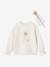 Coffret cadeau sweat noël et baguette magique écru - vertbaudet enfant 
