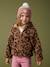 Hooded Jacket in Sherpa with Leopard Print for Girls printed brown - vertbaudet enfant 