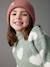 Pull fille col roulé maille mousseuse maxi motifs rose+vert de gris - vertbaudet enfant 