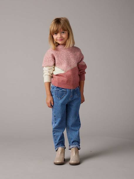 Lot Vêtements Fille 8 Ans – Pull Rose + Pantalon Fleuri Ikks Verbaudet – Occasion Très Bon état – Hiver
