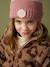 Hooded Jacket in Sherpa with Leopard Print for Girls printed brown - vertbaudet enfant 