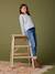 Jean fille droit MorphologiK tour de hanches Medium bleu foncé+stone - vertbaudet enfant 