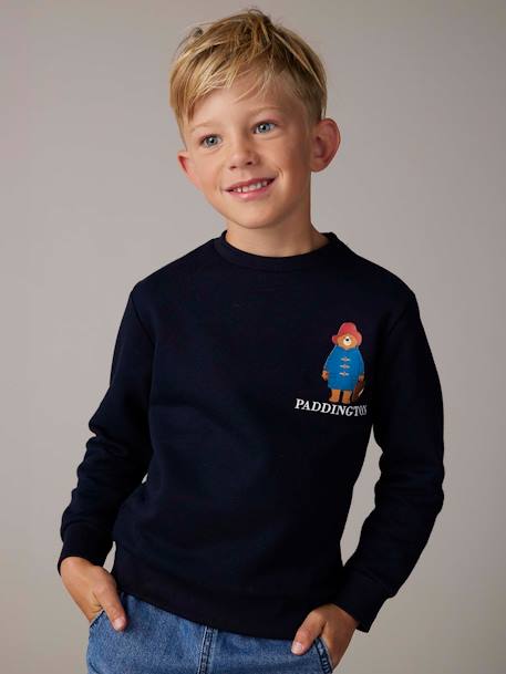 Sweat motif ours Paddington bleu nuit - vertbaudet enfant 