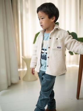 -Chemise garçon en sherpa 