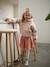 Jupe en jersey côtelé rose - vertbaudet enfant 