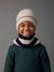 Cool Kids Beanie + Snood + Gloves Set for Boys grey blue - vertbaudet enfant 