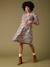 Robe de grossesse imprimée fleurs fil brillant marine - vertbaudet enfant 