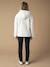 Progressive Zipped Sherpa Jacket with Baby Protector by ENVIE DE FRAISE black+ecru - vertbaudet enfant 