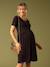 Progressive, 2-in-1 Dress with Front/Back Sequinned Top for Maternity black - vertbaudet enfant 