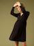 Crêpe Dress with Lace Back for Maternity, by ENVIE DE FRAISE black - vertbaudet enfant 