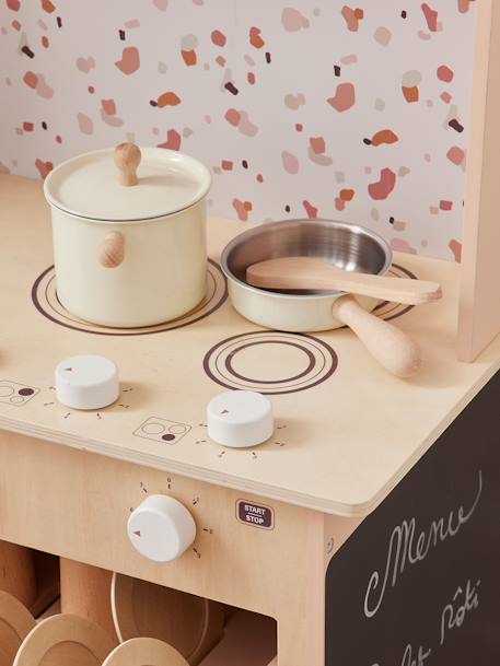 Cookware in Metal & FSC® Wood ecru - vertbaudet enfant 