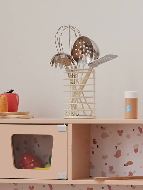 Cookware in Metal & FSC® Wood ecru - vertbaudet enfant 