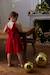Robe Noël fille en velours et tulle brillant rouge+vert émeraude - vertbaudet enfant 
