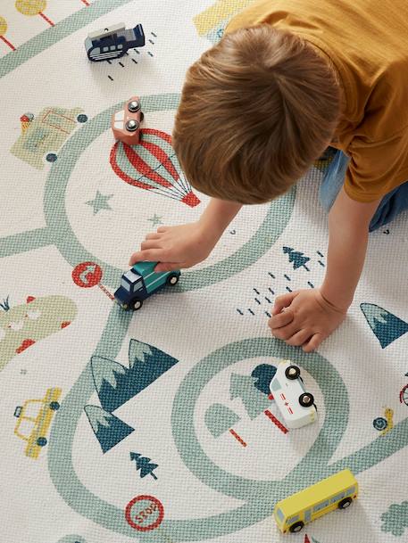 Mat, Joliville Road Map White - vertbaudet enfant 