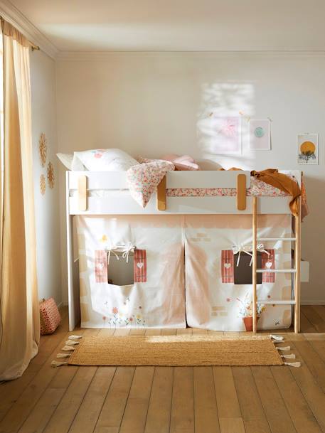 Knight Bed Tent for Medium Height Loft Bed, Everest printed white - vertbaudet enfant 