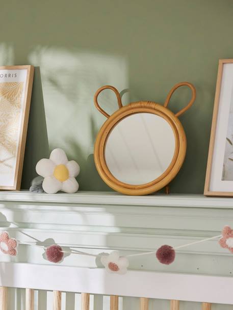 Rattan Mirror, Bear beige - vertbaudet enfant 