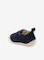 Soft Pram Shoes with Hook-&-Loop Strap for Babies navy blue - vertbaudet enfant 