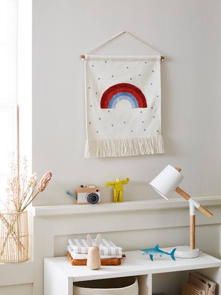 Rainbow Wall Hanging White/Blue - vertbaudet enfant 