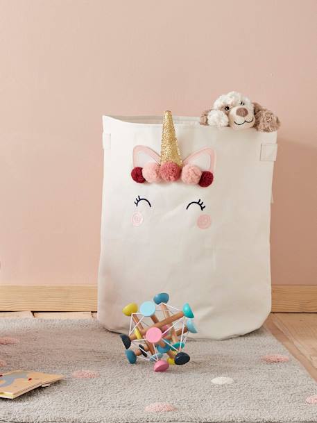 XL Storage Basket, Unicorn White - vertbaudet enfant 