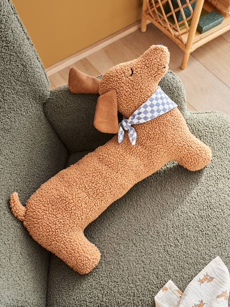 Sherpa Teckel Dog Cushion by ACHILLE brown - vertbaudet enfant 
