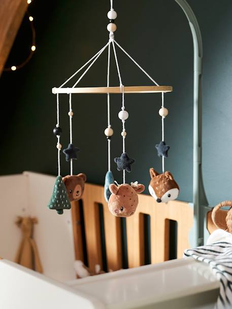 Musical Mobile, Green Forest Beige - vertbaudet enfant 