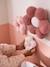Set of 3 Flowers in Bouclé Knit printed pink - vertbaudet enfant 