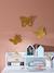 Set of 3 Butterflies in Brass YELLOW LIGHT SOLID - vertbaudet enfant 