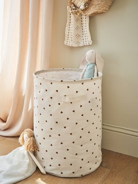 Essentials Storage Basket printed white - vertbaudet enfant 