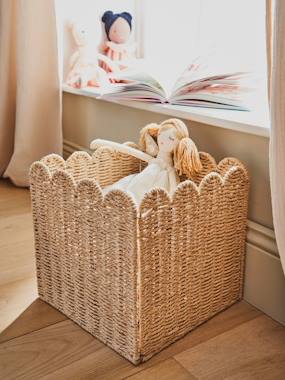 -Bac de rangement en corde de papier Feston