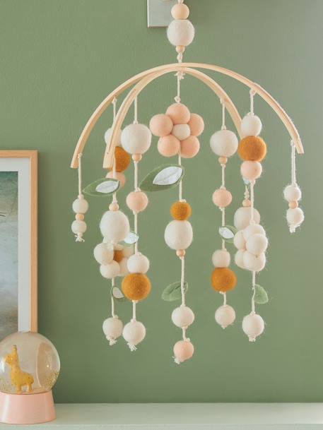 Hanging Felt Decoration beige - vertbaudet enfant 