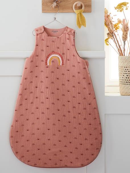 Gigoteuse spéciale été en gaze de coton bio* ARC-EN-CIEL rose - vertbaudet enfant 