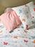 Duvet Cover + Pillowcase Set for Children, Butterflies, Basics PINK MEDIUM ALL OVER PRINTED - vertbaudet enfant 