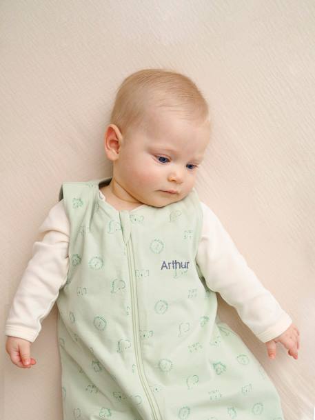 Gigoteuse été ouverture centrale personnalisable BALI jaune imprimé+rose imprimé+vert imprimé - vertbaudet enfant 