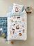Fitted Sheet for Children, P for Pirate Theme Blue/Print - vertbaudet enfant 