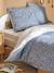 Reversible Duvet Cover + Pillowcase Set for Children, with Recycled Cotton Content, India Blue printed blue - vertbaudet enfant 