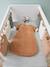 Gigoteuse hiver manches amovibles en polaire Ours GREEN FOREST beige foncé+écru+vert sauge - vertbaudet enfant 