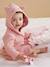 Peignoir bébé animal en gaze de coton bio* personnalisable bleu canard+ocre+rose - vertbaudet enfant 