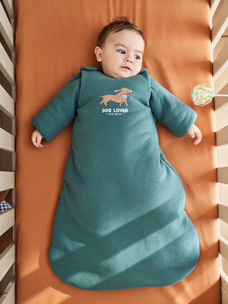 Gigoteuse hiver manches longues amovibles ACHILLE vert sapin - vertbaudet enfant 