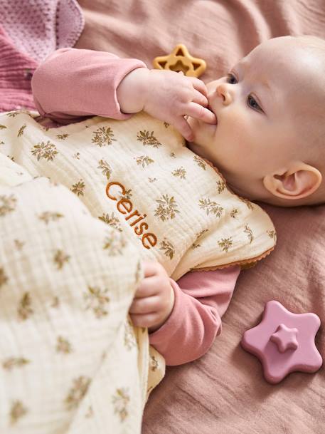 Gigoteuse en gaze de coton personnalisable GRENIER écru / multicolore - vertbaudet enfant 