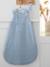 Summer Special Baby Sleep Bag in Organic* Cotton Gauze, Lovely Farm BLUE MEDIUM SOLID - vertbaudet enfant 