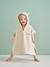 Poncho de bain bébé avec coton recyclé personnalisable Animal beige+ocre+olive+rose pâle - vertbaudet enfant 