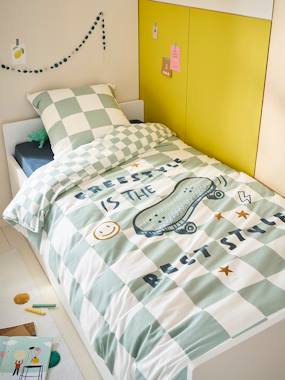 -Parure housse de couette et taie d'oreiller