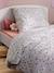Essentials Duvet Cover + Pillowcase Set, Rainbow Flowers printed white - vertbaudet enfant 