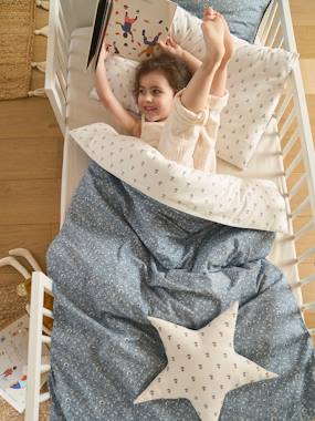 -Housse de couette bébé réversible INDIA