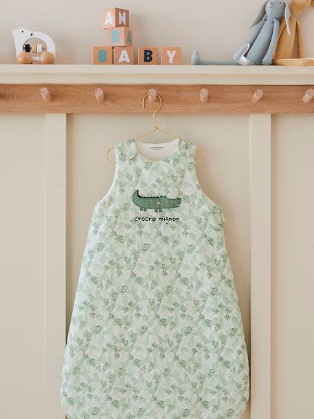 Gigoteuse sans manches CROCO MIGNON vert - vertbaudet enfant 