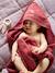Cape de bain personnalisable et gant de toilette blanc+bleu moyen+framboise+ocre+rose poudré+vert bleuté+vert céladon - vertbaudet enfant 