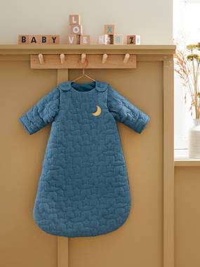 Gigoteuse hiver quiltée manches amovibles en gaze de coton bio* NUITS DE RÊVE  - vertbaudet enfant