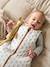 Reversible Sleeveless Baby Sleeping Bag with Central Opening, Ethnic printed beige - vertbaudet enfant 